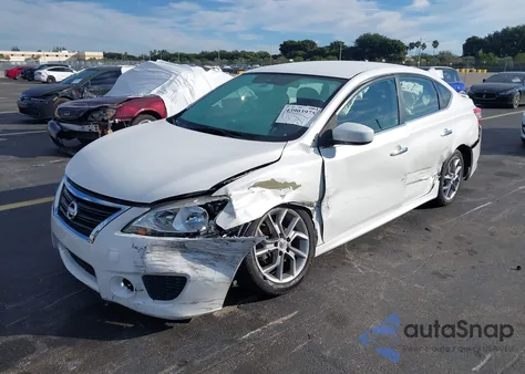 2013 Nissan Sentra Sr из США, поврежденный, VIN 3N1AB7AP0DL563855